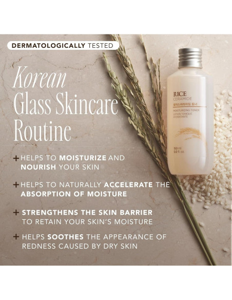 Tónico Hidratante The Face Shop Ceramida Arroz 300ml Tónico Hidratante The Face Shop Ceramida Arroz 300ml
