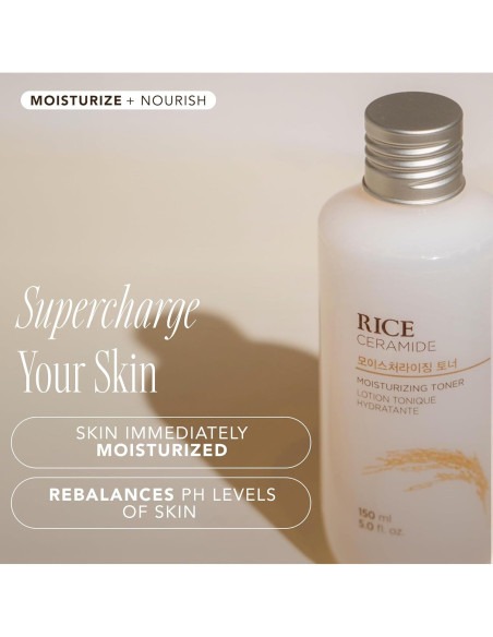 Tónico Hidratante The Face Shop Ceramida Arroz 300ml Tónico Hidratante The Face Shop Ceramida Arroz 300ml