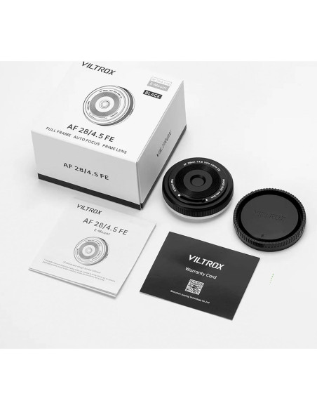 Lente Viltrox 28mm F4.5 FE Pancake para Sony E - Ultra Ligero