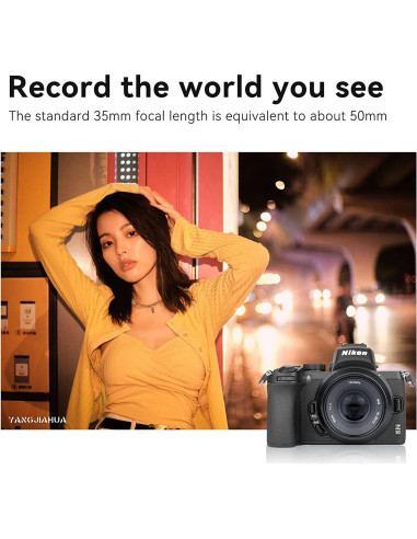 Lente Fijo 7artisans 35mm F1.4 para Montura Sony E