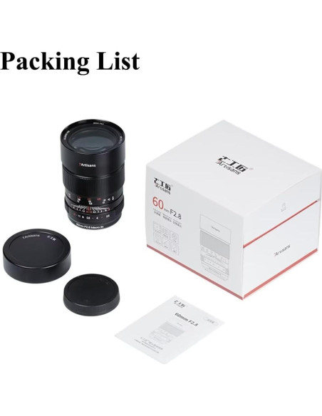 Lente Macro 60mm F2.8 2X 7artisans para Sony E