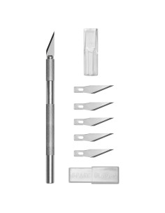 Cuchillo de Modelista VViViD con 5 Cuchillas de Acero Inoxidable