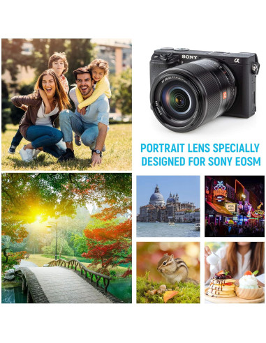 Lente VILTROX 56mm F1.4 Autofocus para Sony Montura E