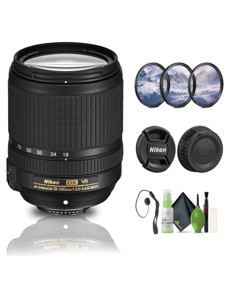 Lente Zoom Nikon AF-S DX 18-140mm f/3.5-5.6G ED VR Renovado Lente Zoom Nikon AF-S DX 18-140mm f/3.5-5.6G ED VR Renovado