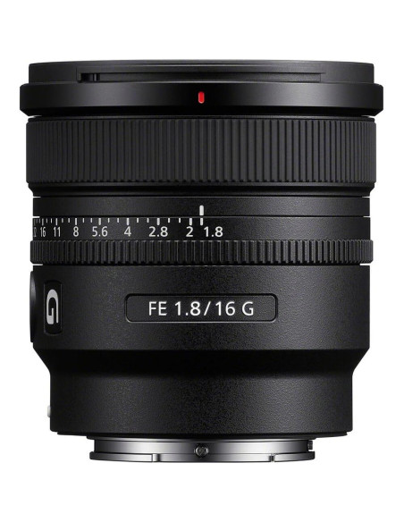 Lente Sony FE 16mm f/1.8 G Ultra Gran Angular para E Lente Sony FE 16mm f/1.8 G Ultra Gran Angular para E