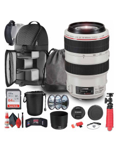Lente Canon EF 70-300mm f/4-5.6L IS USM + Accesorios