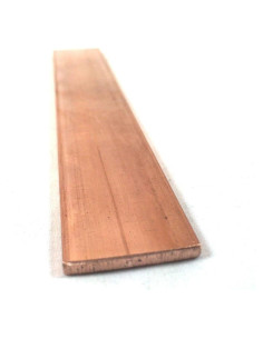 Barra Plana de Cobre SuperDi C110-1 3.175mm x 25.4mm x 152.4mm