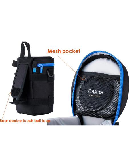 Funda de lente JJC DLP-5II resistente al agua para Canon y Nikon Funda de lente JJC DLP-5II resistente al agua para Canon y Nikon