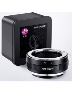 Adaptador de Montura K&F Concept PK-L para Lente Pentax K a Cámara L 2
