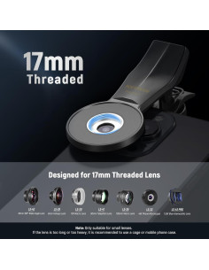 Abrazadera Universal para Teléfono NEEWER 17mm Lente Roscada 2
