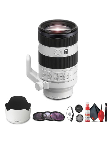 Lente Sony FE 70-200mm f/4 Macro G OSS II + Kit de Filtros