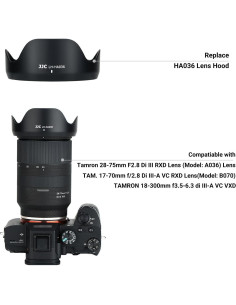Parasoles Reversibles para Lentes Tamron 28-75mm y 17-70mm 2