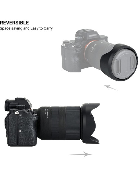 Parasoles Reversibles para Lentes Tamron 28-75mm y 17-70mm