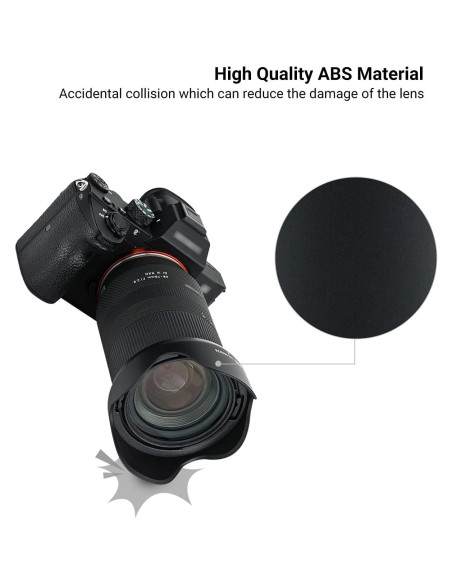 Parasoles Reversibles para Lentes Tamron 28-75mm y 17-70mm