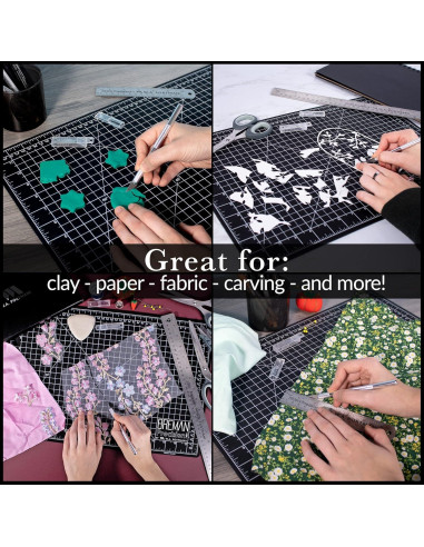 Juego de Cuchillos de Artesanía W.A. Portman - 2 Cuchillos y 50 Cuchillas de Acero