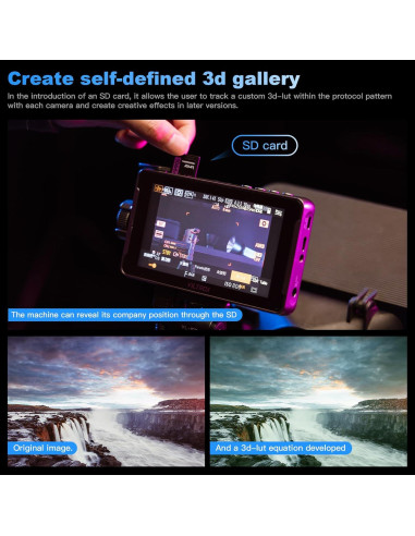Monitor de Cámara VILTROX DC-550 Pro 5.5" 4K HDMI Táctil
