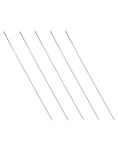 Barras de Acero Inoxidable TOP-VIGOR 5pcs 1mm x 100mm para DIY