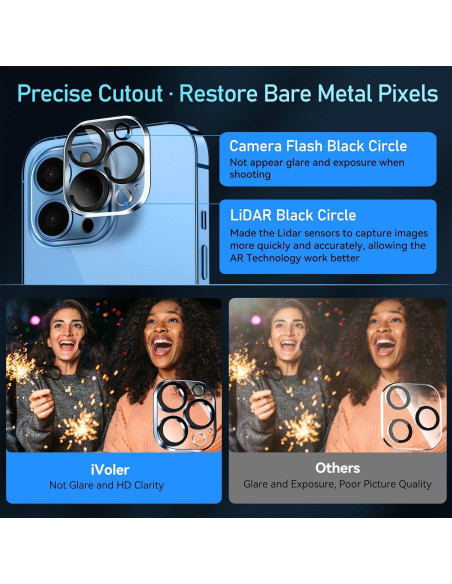 Protector de Lente de Cámara iVoler para iPhone 13 Pro Max/13