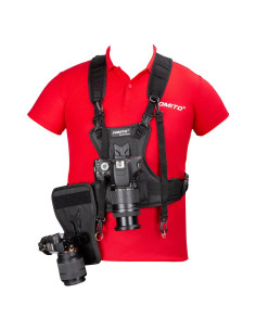 Arnés de Pecho Fomito para Cámaras DSLR con Funda Lateral