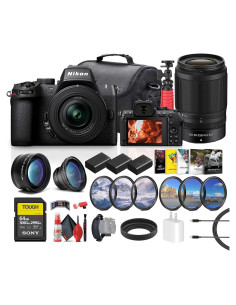 Cámara Sin Espejo Nikon Z50 II con Lentes 16-50mm y 50-250mm