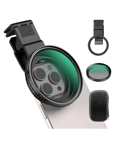 Filtro ND APEXEL 67mm Variable ND2-ND32 para Cámara Móvil