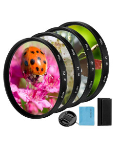 Kit de Filtros Macro 67mm X-SweetDream 4 Piezas +1 +2 +4 +10