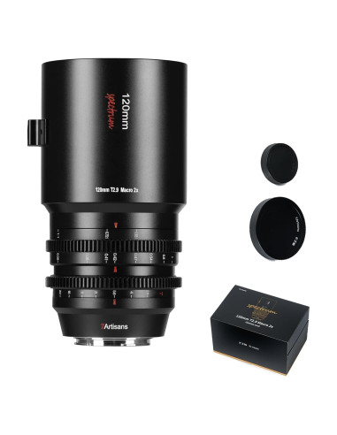 Lente de Cine Macro 2X 7artisans 120mm T2.9 para Sony E-Mount
