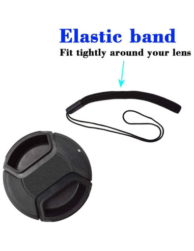 Tapa de Lente 46mm BTER - 2 Pcs Compatible Nikon Canon Sony