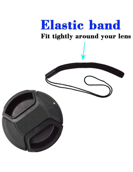 Tapa de Lente 46mm BTER - 2 Pcs Compatible Nikon Canon Sony Tapa de Lente 46mm BTER - 2 Pcs Compatible Nikon Canon Sony