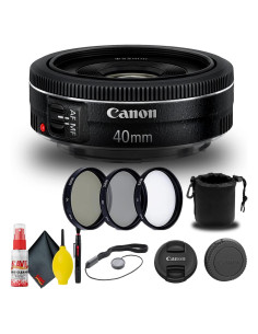 Lente Canon EF 40mm f/2.8 STM + Kit de Filtros y Accesorios