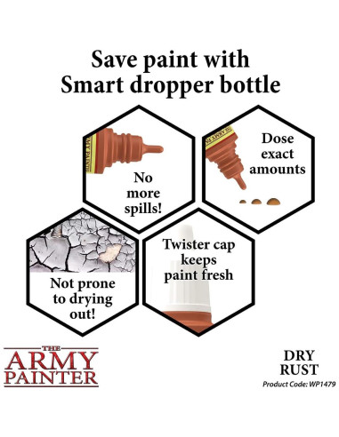 Pintura Acrílica No Tóxica El Pintor del Ejército Óxido Seco 18ml