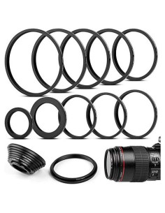Kit de Anillos Adaptadores de Paso a Abajo 10 Piezas DSLR Sedremm