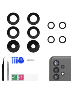 Kit de Reemplazo de Lentes de Cámara Samsung Galaxy A13 - 2 Piezas