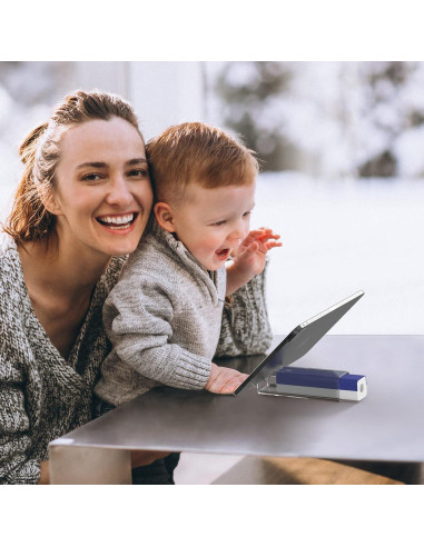 CLICK CLEAN Limpiador de Pantallas Microfibra 59g Azul Oscuro