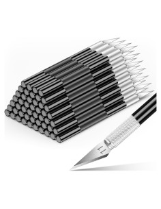 Set de Cuchillos Exactos DIYSELF 50 Piezas Negro