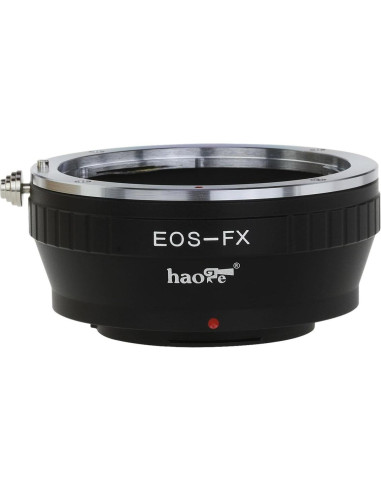 Adaptador de Lente Haoge Canon EOS EF EFS a Fujifilm X