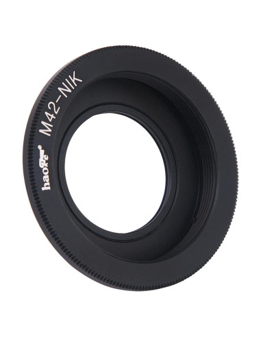 Adaptador de Lente Manual Haoge M42 a Nikon F 42mm