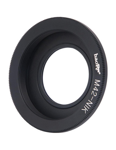 Adaptador de Lente Manual Haoge M42 a Nikon F 42mm