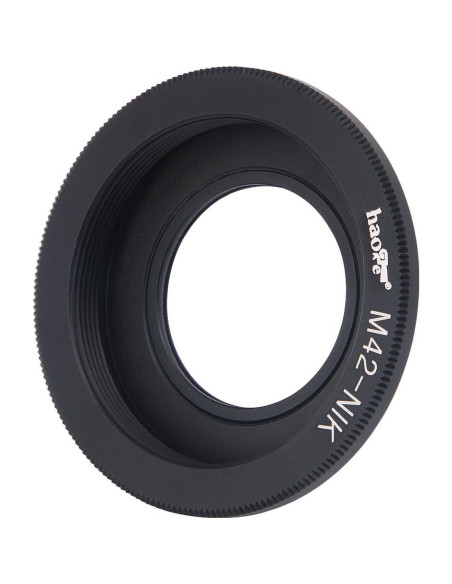 Adaptador de Lente Manual Haoge M42 a Nikon F 42mm