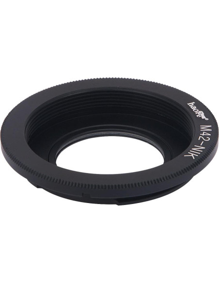 Adaptador de Lente Manual Haoge M42 a Nikon F 42mm