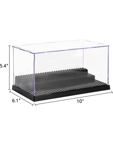 Caja de Exhibición Acrílica ZEAYEA para Minifiguras - 2 Piezas