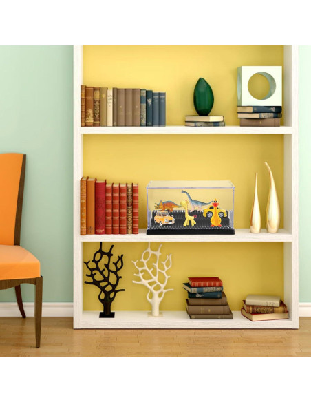 Caja de Exhibición Acrílica ZEAYEA para Minifiguras - 2 Piezas