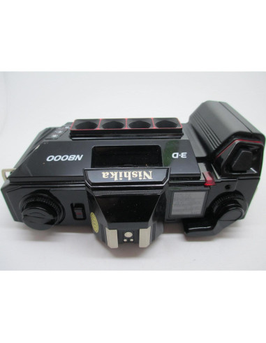 Cámara 3D Nishika N8000 35mm Cuádruple Lente Estereoscópica