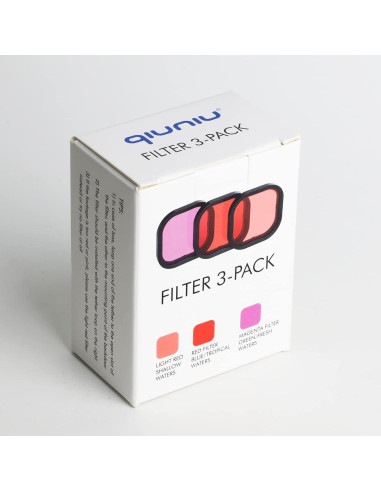 Filtros de Lente de Buceo QiuNiu para GoPro Hero 8-12