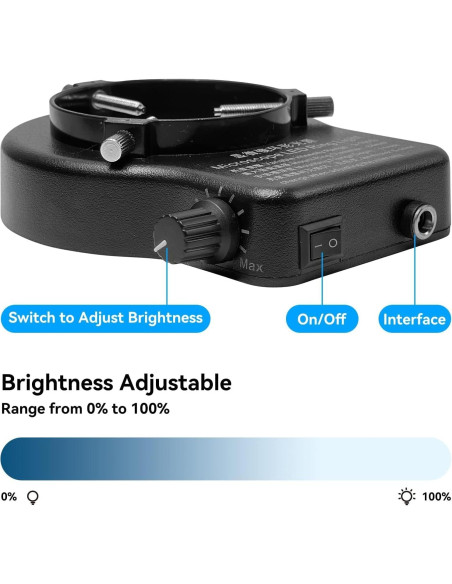 Iluminador de Anillo LED USB Gringoo 144 LEDs Ajustable Iluminador de Anillo LED USB Gringoo 144 LEDs Ajustable