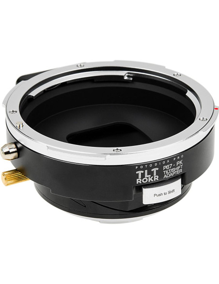 Adaptador Fotodiox Pro TLT ROKR para Lentes Pentax K - Inclinación 10