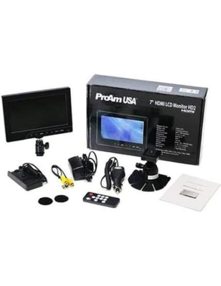 Grúa de Video ProAm DVC210 para Cámara DSLR 2.44m con Monitor