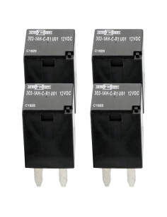 Paquete de 4 Relés Automotrices Aeola 12VDC 20A para Polaris