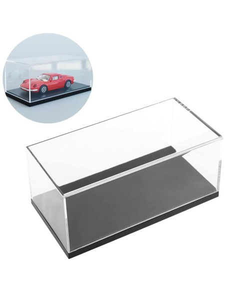 Caja de Exhibición Acrílica 1:43 YAEMA - Vitrina Transparente Caja de Exhibición Acrílica 1:43 YAEMA - Vitrina Transparente