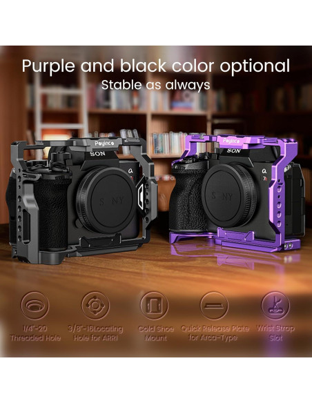 Soporte de cámara Poyinco JN-104Z para Sony Alpha 7R V/IV/S III Soporte de cámara Poyinco JN-104Z para Sony Alpha 7R V/IV/S III